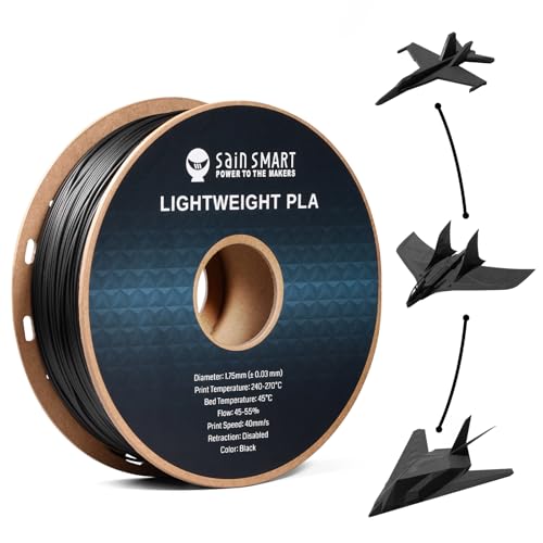 SainSmart LW-PLA 1.75mm Filament 1KG for RC, Drones, Cosplay