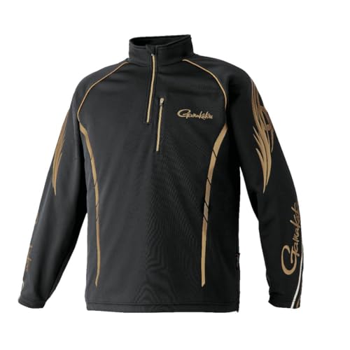 Gamakatu(がまかつ) 2WAYウォームジップシャツ GM3766 ブラック×ゴールド Mのサムネイル