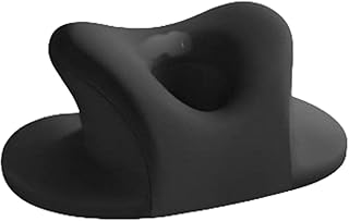 Ergonomisches Nackenkissen für Büro, Klassenzimmer, mit Memory-Schaum, Nackenkissen, leicht, atmungsaktiv, Reise-Memory-Foam, Gesichtsauflage