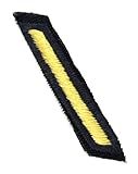 Army Service Stripe - Gold on Blue (Male)