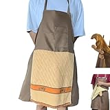 BUENLY Chef's Prank Apron, Creative Prank Aprons for Men, Surprise Hiding in the Pocket Funny Apron (1pcs)