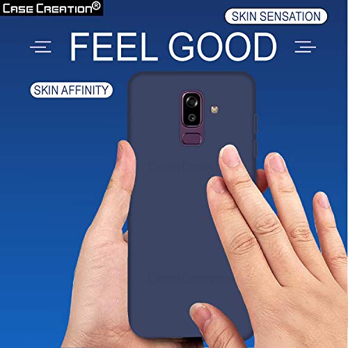 Image of Case Creation Luxurious OG Series for Samsung Galaxy On8 Case Cover,Anti-Dirty Slim Case Frosted Matte Cute Candy TPU Raised Bezel (Splash of Color) Back Cover for Samsung On8 -Navy Blue