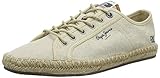 Pepe Jeans London Herren Tourist LAMU Linen Espadrilles, Beige (Ecru 814), 42 EU