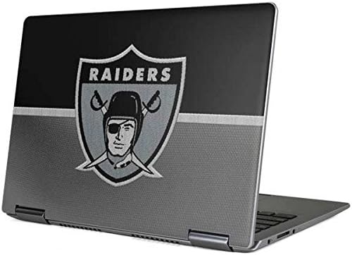 Skinit Decal Laptop Skin Compatible with Yoga 710 14in - Officially Licensed NFL Las Vegas Raiders Vintage Design