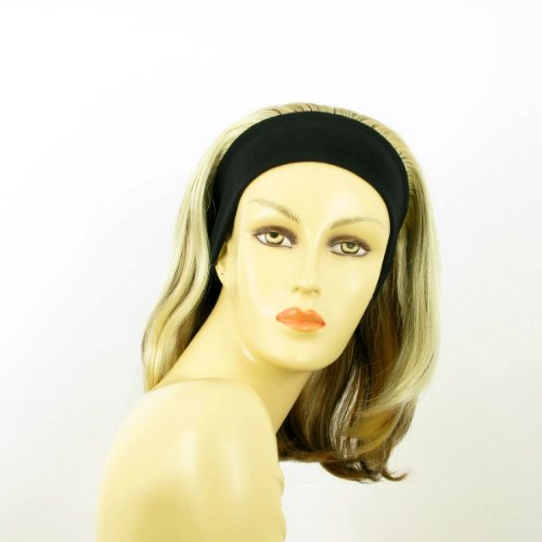 univers perruque Headband Wig Woman Mid-length Blond Copper Wick Clear And Chocolate Ref: Mady 15613h4
