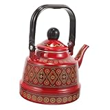 Théière en émail pour cuisinière : elle est résistante à la chaleur et au froid, adaptée à un usage domestique et professionnel, et vous offre une commodité, théière en émail