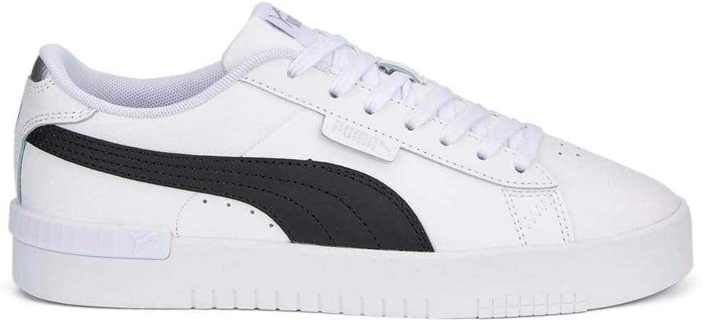 PUMA Jada Renew Women's Sneaker, 10 B(M) US, White-Black-Silver