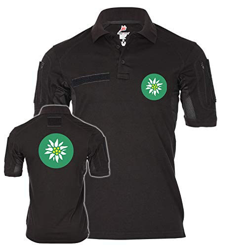 Polo tactique Alfa Edelweiss XXL pour les passionnés d'histoire militaire alpine