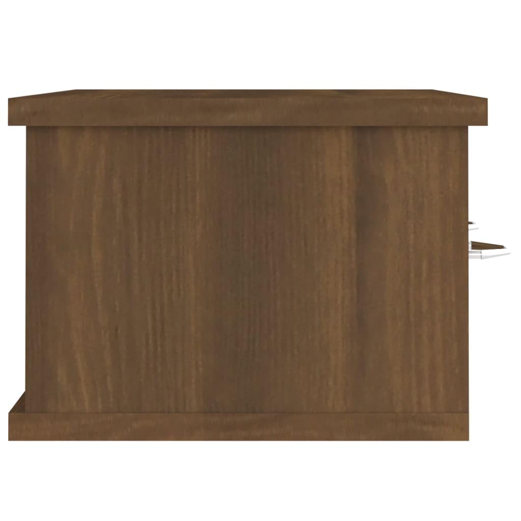 Wandschränke 2 Stk. Braun Eichen-Optik 100x36,5x35 cm - Hängeschrank Wandschränke 2 Stk. Braun Eichen-Optik 100x36,5x35 cm - Hängeschrank