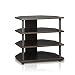 Produktbild Furinno TV-Schrank mit 4 Ablageflächen, holz, Espresso/Schwarz, 37.08 x 37.08 x 58.93 cm