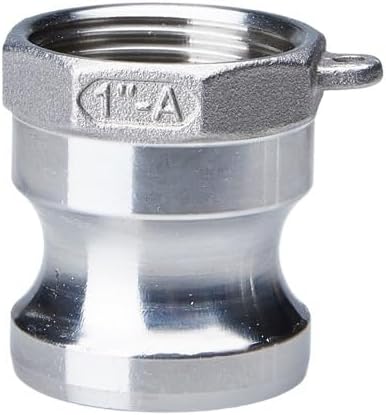 304 Stainless Steel Quick Connect Coupling, Type A Female NPT Thread High Pressure Water Pipe Fitting With Snap-In Design And Rubber Gasket(304*DN100*stainlesssteel)