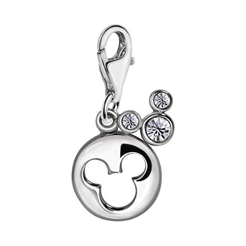 Quiges 925 Sterling Silver Mouse Charm Pendant Cover