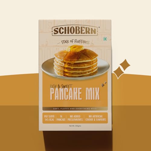 Image of Schobern Pancake Mix - Soft & Fluffy Swiss-Style, For Kids & Adults, 350g