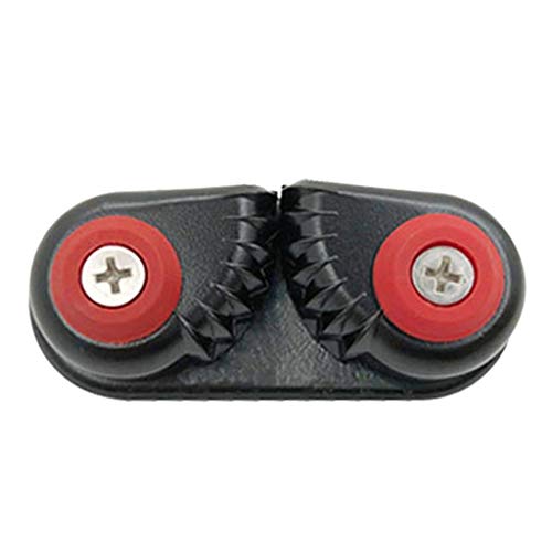 perfk Taquet de Corde Bateau Corde Supports en Acier Inoxydable Porte-Corde Bateau Paquet en Aluminium pour Bateau Yacht - Noire