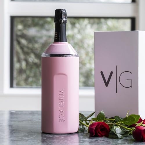 image for Vinglacé Wine Bottle Chiller- Portable Champagne Insulator- Stainless