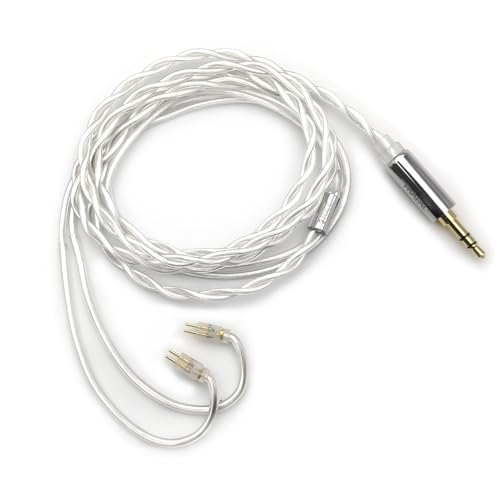 FAAEAL Earphone Cable 3.5mm 0.78mm 2Pin,Litz 5N-OCC Upgrade Earbuds Line,Headphone Replacement Wire for CHU II 2/KATO/LAN/MAY/Blessing3/Aria/Variations/STELLARIS/SIMGOT EW200/EW100P/EA500 LM Monitors