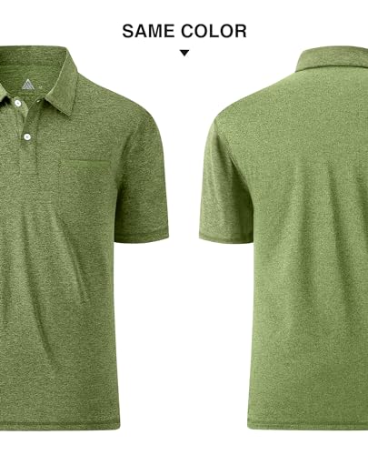 Image of SWISSWELL Men's Polo Shirts Short Sleeve Golf Polo Casual Athletic Fast Dry Shirts for Running Tennis Hiking