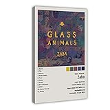 Glass Animals Zaba Album Cover Canvas Poster Wall Art Decor Print Picture Paintings for Living Room Bedroom Decoration Frame-style 08x12inch(20x30cm)