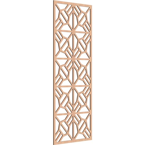 Image of Auburn Decorative Pierced Fretwork Wood Wall Panels, 23 3 /8 inchW x 59 3 /8 inchH x 1 /4 inchT, Alder