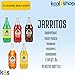 Jarritos Variety Collection Mexican Soft Soda Drink Flavors May Vary 1.5 Lt Plastic Bottles 5-Pack + 15 Sugarcane Disposable Straws by KOOL8SHOP Infinite Deals