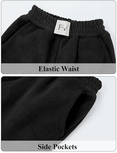 Happy Cherry Unisex Kid Baby Fleece Lined Jogger Pants Ribbed Regular Fit Pull On Thermal Sweatpants 1-12Y3