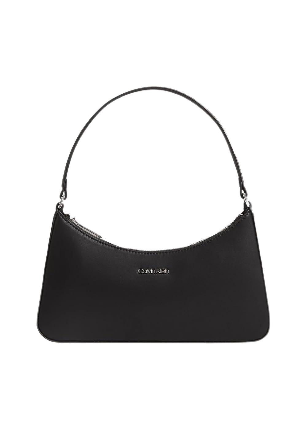 Calvin Klein Women's CK MUST SMALL SHOULDER BAG LV04F3096G Crossover, Black (Black), One Size