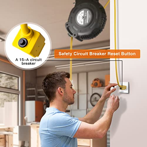 Addlon Retractable Extension Cord Reel thumb #3