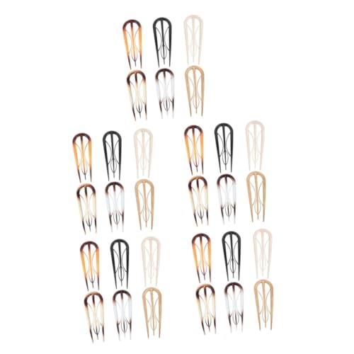 Épingles à cheveux U vintage pour chignons et accessoires français cheveux longs 30pcs