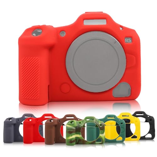 Toileum �J�����V���R���ی�P�[�X for �L���m��EOS R5II/R5 Mark II�J�����p �y�� ����~�ߐ݌v �S�@�̕ی�J�o�[���O��(�X�^�C�� A,���b�h)