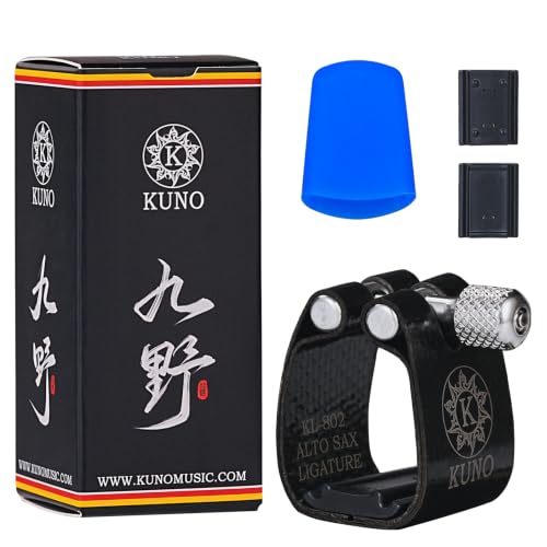 アルトサックス リガチャー Amazon | KUNO アルトサックス リガチャー 合成レザー製，（KL-802