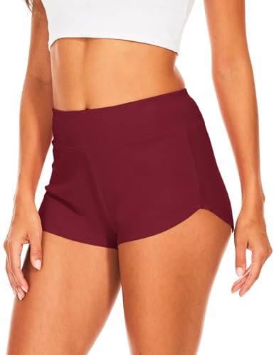 Image of LazyCozy Bamboo Viscose Sleep Shorts for Women, Soft Dolphin Lounge Shorts | Comfy Y2K Micro Mini Pajama Shorts, Lightweight Booty Shorts, Summer Pj Shorts, Knit Workout Shorts