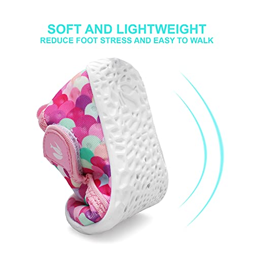 Image of FEETCITY Boys Girls Water Shoes Kids Aqua Socks Quick Dry Barefoot for Beach Swimming Pool