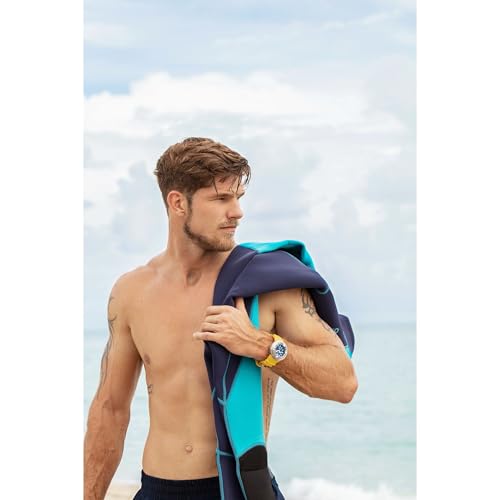 CITIZEN Men's Promaster Dive Eco-Drive Watch, 3-Hand Date, Polyurethane Strap, ISO Certified, Anti-Reflective Curved Crystal, Screw-Back Case and Crown