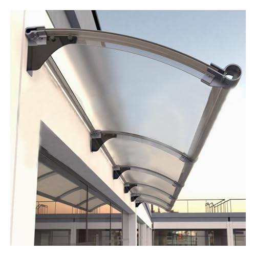 Auvent de patio transparent et abri solaire de fenêtre pour protéger l'entrée de la pluie