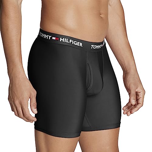 Tommy Hilfiger Mens Everyday Micro Multipack Boxer Briefs, Black (3 Pack), Medium Us #TOP3