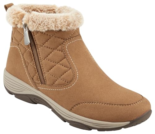 Best Winter Boots with Arch Support for Women 14 Easy Spirit Women's Vance2 Cold Weather Booties, Brown 210, 8.5 W