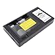 VHS-C-Kassettenadapter für S VHS C und für S VHS-Kassetten, für VHS C und für VHS-Kassetten, usw., Nicht kompatibel für 8mm / MiniDV / Hi8-Kassetten,unterstützt Wiedergabeaufnahmen