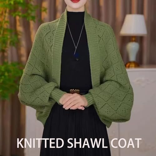 Knitted Shawl Coat, Fashion Hollow out Knitted Shawl Coat, Lightweight Women's Knitteds Cardigan Wrap Cardigan Shawls Coats2