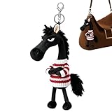 Mascota de caballo de Año Nuevo chino, adorno de bolsa de vacaciones, colgante de mochila de año de caballo, para niños, adolescentes, adultos, amantes de la cultura, coleccionistas, estudiantes
