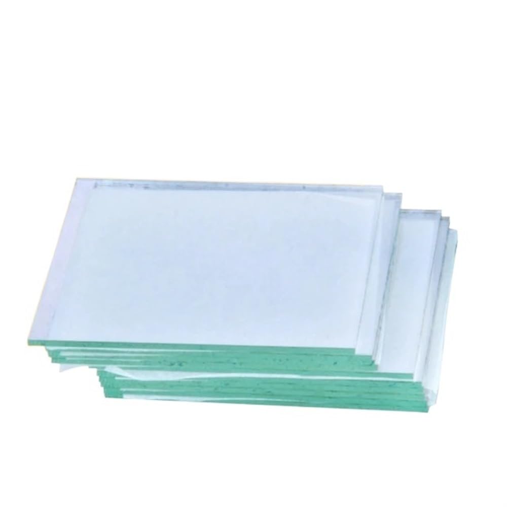 50 x 50 x 2,2 mm, 10 Ohm/Quadratmeter, Laborglas aus transparentem, leitfähigem Glas, mit Fluor dotiertes Zinnoxid (FTO) beschichtet (Color : 25pcs)