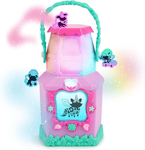 Got2Glow Fairy Pet Finder Magic Fairy Jar Toy Includes 40+ Electronic Pets (Purple)