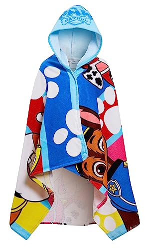 Toalla con Capucha de la Patrulla Canina 100% algodón Poncho Skye Chase Toalla de Playa para niños Toalla de baño para niños Toalla de baño para niñas Envoltura de natación para niñas Bata de Cambio