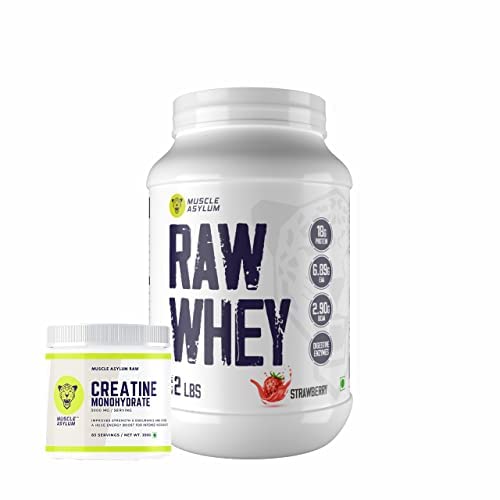 Buy Muscle Asylum Raw Whey Protein Concentrate 18g Protein per