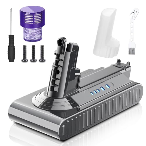 Image of 10000mAh V10 /SV12 Battery Replacement for Dyson Pack 7-Cell 206340 242151