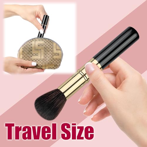 Pinceau à blush rétractable pour éviter les taches de maquillage