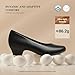 Imagen de DREAM PAIRS Zapatos de Tacón Bajo Cerrados para Mujer
