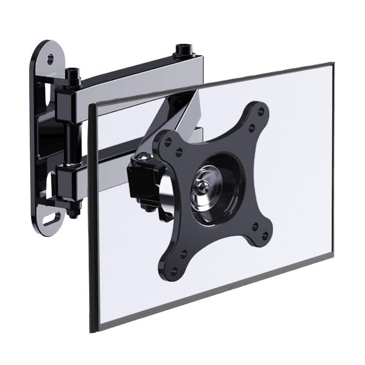 Staffa Monitor Supporto a Parete for Monitor Singolo Supporto a Regolabile a Movimento Completo, Bracci articolati, Rotazione dell'estensione dell'inclinazione Girevole
