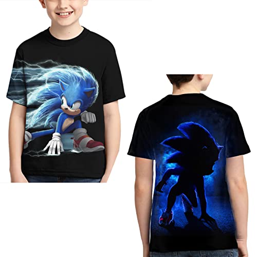 Boys Girls Shirts Cartoon Anime Shirt Teenager Short Sleeve T-Shirts Top Styel3 Xs #TOP10