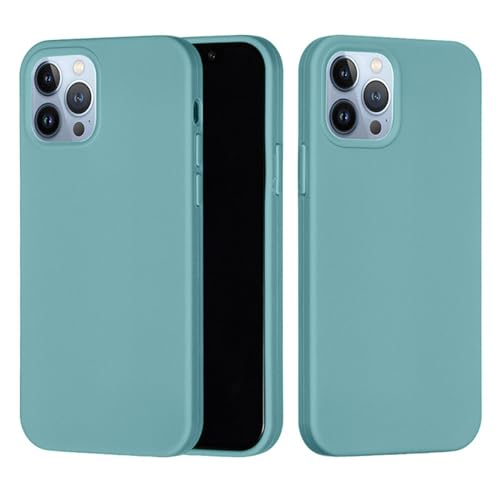 Image of ArmourPro Silicone Back Case for iPhone 15 Pro Max Soft-Touch Case | Moonstone Blue