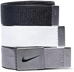 Nike mens 3 Pack Web Belt